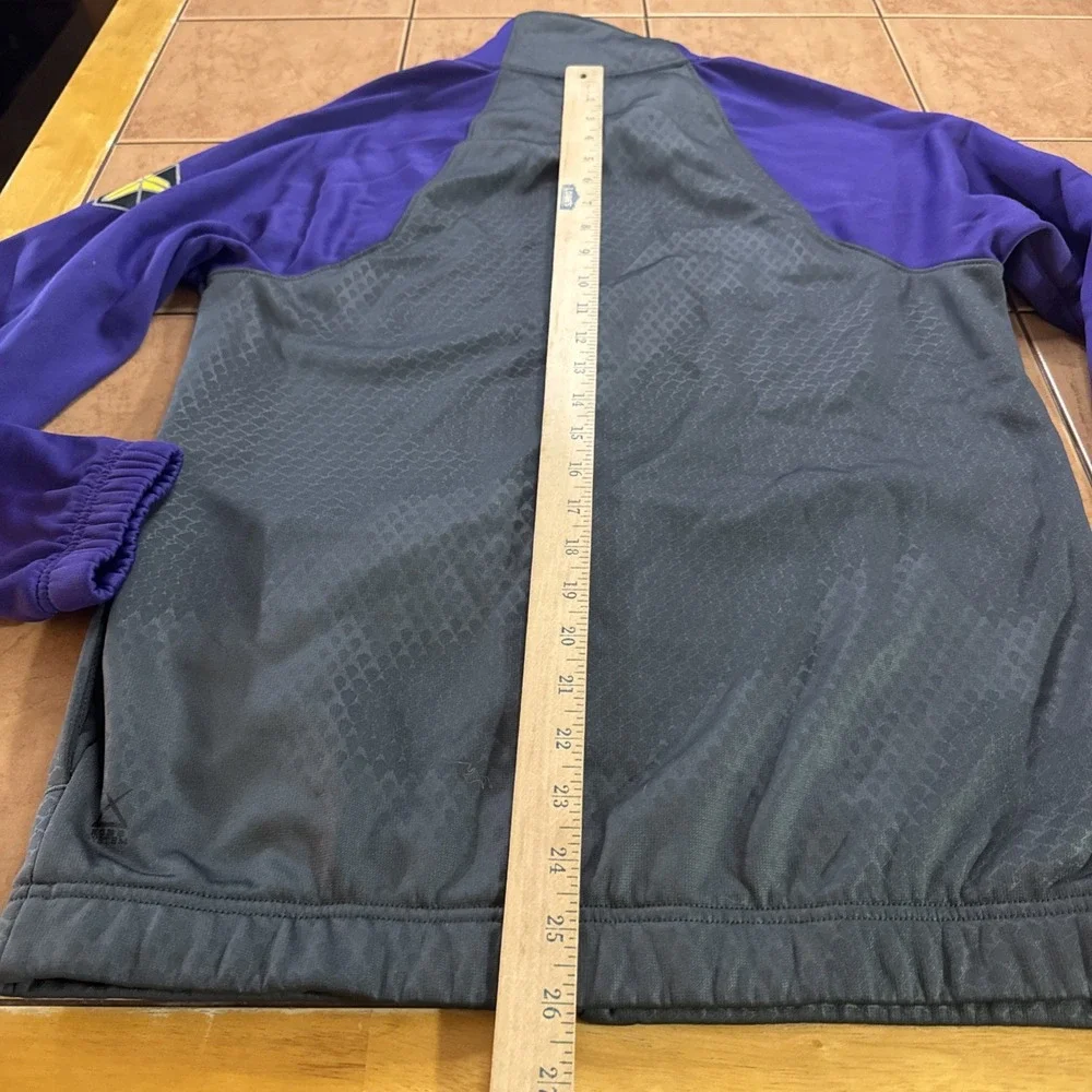 Nike Kobe Zip Up Jacket‎ Therma-Fit Men's Sz Small Gray Purple Mamba NBA Lakers